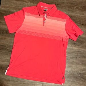 Ashworth Men’s EZ-TEC2 Pink Polo Shirt